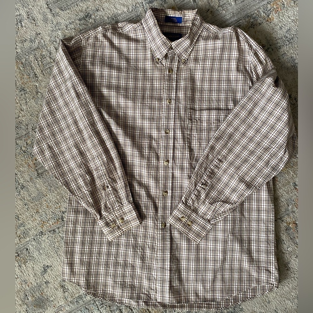 Men’s Pendleton button-down long sleeve. Size L 100% cotton in great con…​​​​